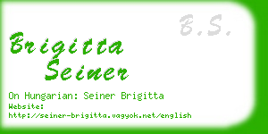brigitta seiner business card